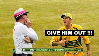 Worst behavior with umpires in cricket  MUST WATCH [upl. by Kermy954]