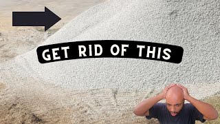 Removing gravel from your yard with only one tool [upl. by Eikciv]