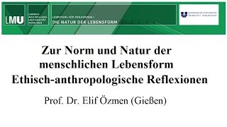 Zur Norm und Natur der menschlichen Lebensform Ethischanthropologische Reflexionen [upl. by Shoshana]