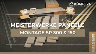 MeisterWerke Wandpaneele SP 300150wie ein Profi montieren [upl. by Eonak]