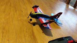 Techboy Mini Bull Micro Radio Controlled Plane  first flight [upl. by Erwin]