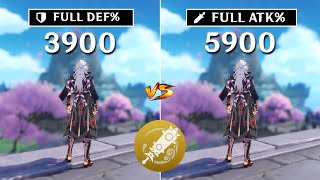 Itto DEF Build vs ATK Build  Best Build for Arataki Itto gameplay comparison [upl. by Swen]