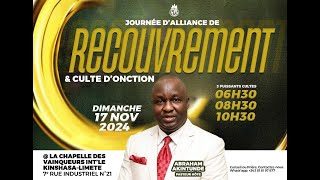 JOURNEE DALLIANCE DE RECOUVREMENT ET CULTE MENSUEL DONCTION  DIMANCHE 17 NOV 2024 [upl. by Oicirbaf]