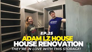 Renovating Adam LZs House  Adam and Collete Check Out Their Closet  EP25 [upl. by Oconnor]