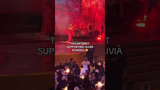 Olivia Rodrigo gets support from Taylor Swift at the Grammy ceremony 🥰👏🥹 [upl. by Ozner44]