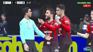 PES21 MUITO TOP VITORIA X CRUZEIRO  GAMEPLAY PC PES2021 [upl. by Kerred545]