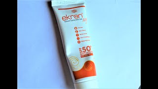 Ekran Silicon based gel Sunscreen [upl. by Adnalram210]