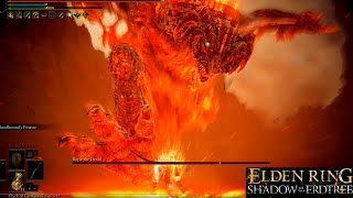 Elden Ring Erdtree Bayle the Dread Boss Fight Solo Bloodhound fang viable 4k 60fps [upl. by Aicilla21]