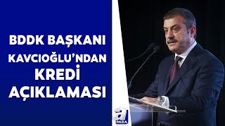 Şahap Kavcıoğlundan kredi açıklaması Ticari kredilerde yatırım istihdam ve ihracat gözetilecek [upl. by Analaf]