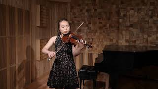 Bach Violin Sonata No 1 in G Minor IV Presto  Sarah Ma 16 [upl. by Aicilif]