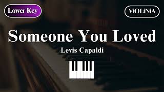 Lewis Capaldi  Someone You Loved  Karaoke Version Backing Track Lower Key 3 [upl. by Adnamas775]