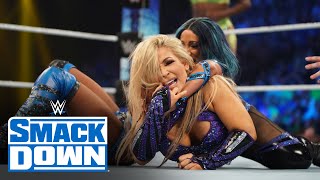 Banks amp Naomi vs Baszler amp Natalya  WWE Women’s Tag Team Title Match SmackDown May 13 2022 [upl. by Eelirem]