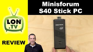 Minisforum s40 PC on a Stick Review  Windows 10 on a Dongle [upl. by Aicilaanna144]