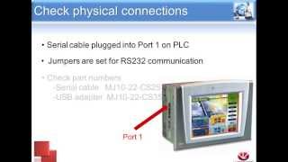 Connecting to a Unitronics Vision Programmable Controller amp Updating the OS [upl. by Nnylaf]