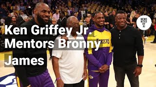 Ken Griffey Jr Shares Life Advice with Bronny James [upl. by Falo]