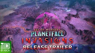 Age of Wonders Planetfall  Invasions Release Trailer [upl. by Glad]