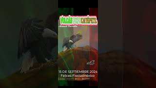 Actividad del Popocatépetl este 15 de Septiembre 2024 Felices Fiestas México Shorts volcano [upl. by Chung]