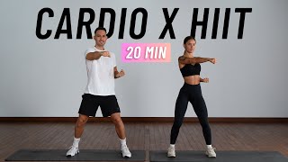 20 MIN CARDIO HIIT WORKOUT  ALL STANDING  Full Body No Equipment No Repeats [upl. by Jea249]