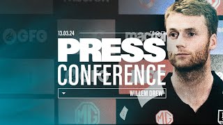 Willem Drew press conference  13 March [upl. by Harrak]