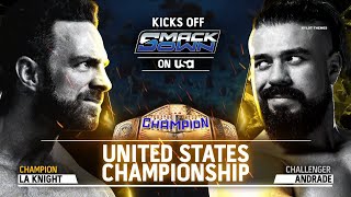 LA Knight vs Andrade 12 SmackDown Sep 20 2024 [upl. by Enelrahc328]