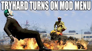 Level 40 Tryhard Turns On His Mod Menu [upl. by Nelag]