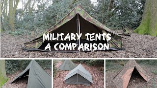 Military Tents a Comparison  Dutch Army  Polish Lavvu  French F1  Hungarian Zeltbahn [upl. by Barris]