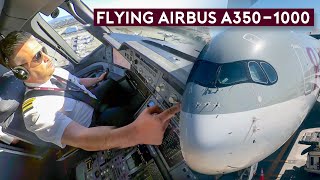 Flying the Largest Airbus Twin  A3501000 Qatar Airways [upl. by Troy]