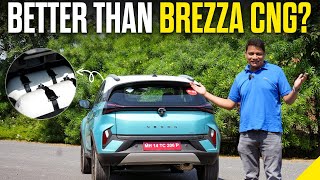 Tata Nexon iCNG Review  Dual Cylinder Technology  Starts from ₹899 Lakh  Times Drive Green [upl. by Calabrese]