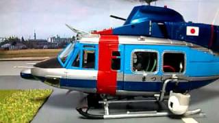 bell412 135スケールモデル 宮城県警察航空隊 【まつしま】 [upl. by Gnaoh]