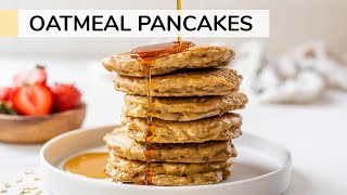 OATMEAL PANCAKES  healthy recipe without banana [upl. by Cynthie]