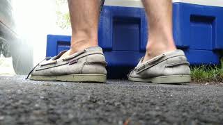 Cleaning Coolers Wearing Sebago Docksides Boat Shoes [upl. by Even]