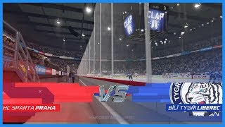 NHL 20  Tipsport extraliga  HC Bílí Tygři Liberec VS HC Sparta Praha Gameplay  1080p60fps [upl. by Lorelie]