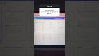 É possível gerar agendas automaticamente no Canva [upl. by Enelrahc]