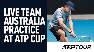 De Minaur Millman amp Hewitt Take To Rod Laver Arena [upl. by Mears133]