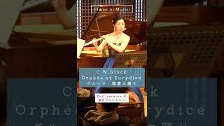 【フルートソロ】CWGluck  Orphée et Eurydice  Orfeo ed Euridice グルック：精霊の踊り [upl. by Geminius]