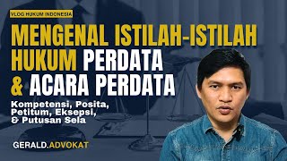 Mengenal IstilahIstilah Hukum Perdata amp Hukum Acara Perdata hukum lawyer pengacara law [upl. by Assillam]