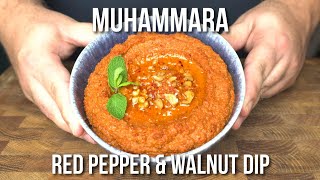 How to make Muhammara a DELICIOUS red pepper and walnut dip [upl. by Ysied]