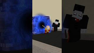 Pulling a Black Hole Bedrock Challenge Saitama  Herobrine minecraft shorts [upl. by Didier]