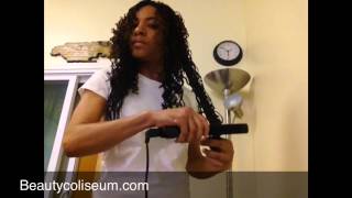 Flat ironing my sisterlocks  pt2 [upl. by Neibart]