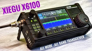 XIEGU X6100  SDR portable HF transceiver review [upl. by Ribaudo739]