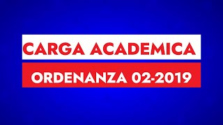 CARGA ACADEMICA DE 30 HORAS EN AULAS PARA LOS DOCENTES JEE ORDENANZA 02 2024 [upl. by Ahsercal]