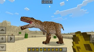 Dinosaurs The Mesozoic Biology ADDON in Minecraft PE [upl. by Ahsead]