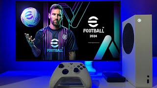 eFootball 2024 gameplay Xbox Series S [upl. by Anoed]