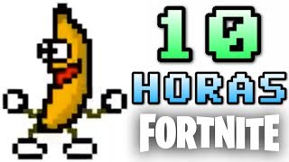 🍌 BANANA BAILA 10 HORAS  PLÁTANO Fortnite 🍌 [upl. by Idnis918]