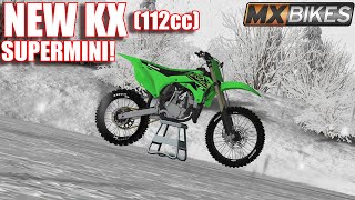 THE ALL NEW KX 112CC SUPERMINI IN MXBIKES IS INSANE [upl. by Eahsal]