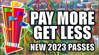 Six Flags Just Got Even MORE Expensive  New 2023 Passes Explained [upl. by Dang]