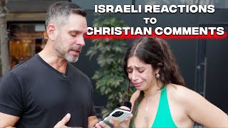 Israeli Reactions to Christian YouTube Comments About the War  Street Interview [upl. by Ennaylime]