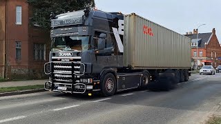 Scania 164L 620 V8  Guzik Transport  DK20 Złocieniec [upl. by Harikahs]