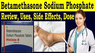 betamethasone sodium phosphate tablets uses  review histane B Tablets  Uses Side Effects Dose [upl. by Yekciv]