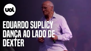 Eduardo Suplicy dança rap em manifestação próLula em SP [upl. by Rafaello]